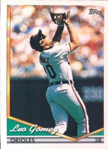 #506 Leo Gomez - Baltimore Orioles - 1994 Topps Baseball