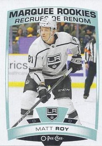#506 Matt Roy - Los Angeles Kings - 2019-20 O-Pee-Chee Hockey