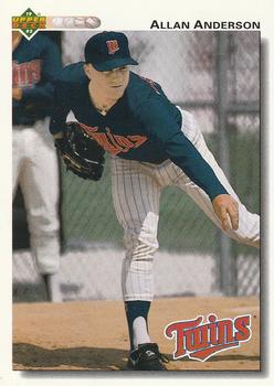 #506 Allan Anderson - Minnesota Twins - 1992 Upper Deck Baseball