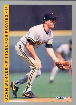 #506 John Wehner - Pittsburgh Pirates - 1993 Fleer Baseball