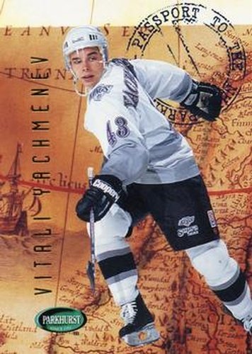 #506 Vitali Yachmenev - Los Angeles Kings - 1995-96 Parkhurst International Hockey