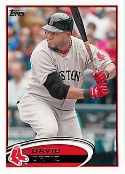 #506 David Ortiz - Boston Red Sox - 2012 Topps Baseball