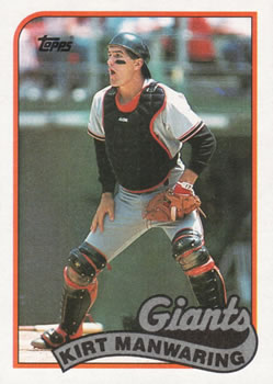 #506 Kirt Manwaring - San Francisco Giants - 1989 Topps Baseball
