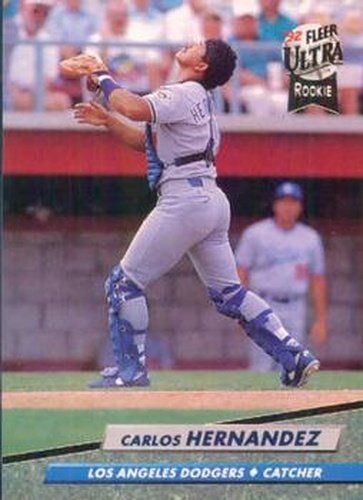 #506 Carlos Hernandez - Los Angeles Dodgers - 1992 Ultra Baseball