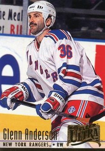 #135 Glenn Anderson - New York Rangers - 1994-95 Ultra Hockey