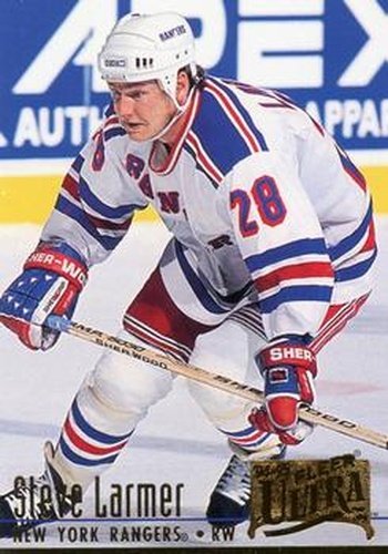 #138 Steve Larmer - New York Rangers - 1994-95 Ultra Hockey