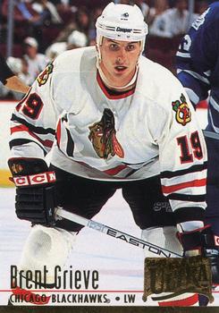 #274 Brent Grieve - Chicago Blackhawks - 1994-95 Ultra Hockey