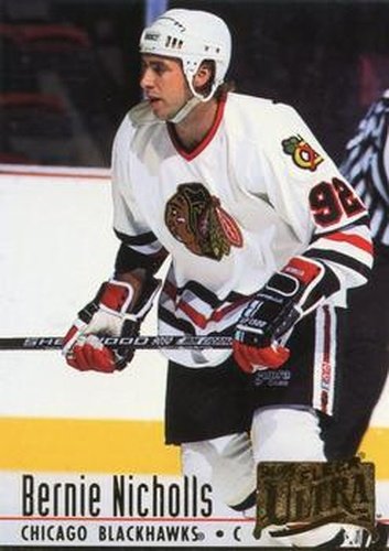 #275 Bernie Nicholls - Chicago Blackhawks - 1994-95 Ultra Hockey