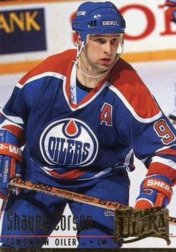 #291 Shayne Corson - Edmonton Oilers - 1994-95 Ultra Hockey