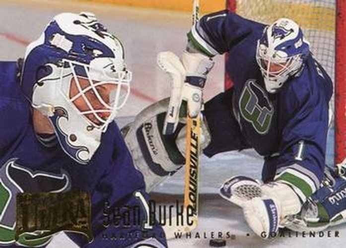 #87 Sean Burke - Hartford Whalers - 1994-95 Ultra Hockey