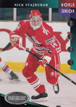 #507 Nick Stajduhar - Canada - 1993-94 Parkhurst Hockey