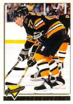 #507 Steve Leach - Boston Bruins - 1993-94 O-Pee-Chee Premier Hockey - Gold