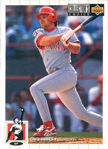#507 Chris James - Texas Rangers - 1994 Collector's Choice Baseball