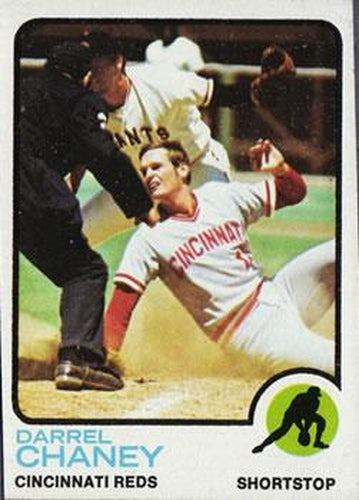 #507 Darrel Chaney - Cincinnati Reds - 1973 Topps Baseball