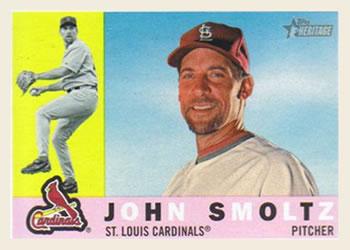#507 John Smoltz - St. Louis Cardinals - 2009 Topps Heritage Baseball