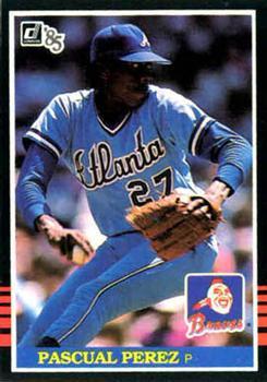 #507 Pascual Perez - Atlanta Braves - 1985 Donruss Baseball