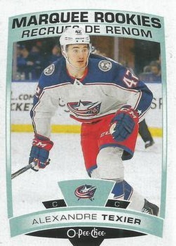 #508 Alexandre Texier - Columbus Blue Jackets - 2019-20 O-Pee-Chee Hockey