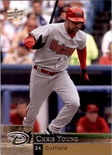 #508 Chris B. Young - Arizona Diamondbacks - 2009 Upper Deck Baseball