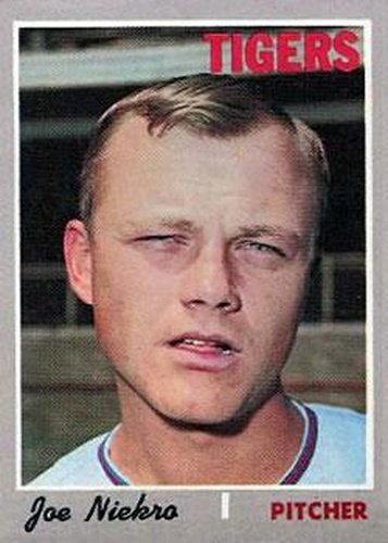 #508 Joe Niekro - Detroit Tigers - 1970 Topps Baseball