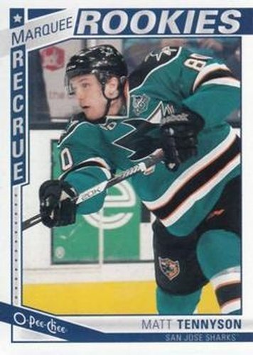 #508 Matt Tennyson - San Jose Sharks - 2013-14 O-Pee-Chee Hockey
