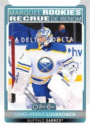 #508 Ukko-Pekka Luukkonen - Buffalo Sabres - 2021-22 O-Pee-Chee Hockey