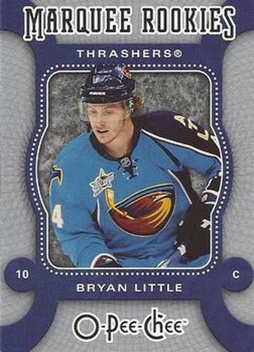 #508 Bryan Little - Atlanta Thrashers - 2007-08 O-Pee-Chee Hockey