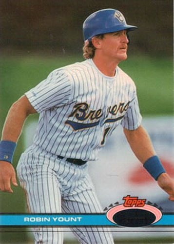 #509 Robin Yount - Milwaukee Brewers - 1991 Stadium Club Baseball