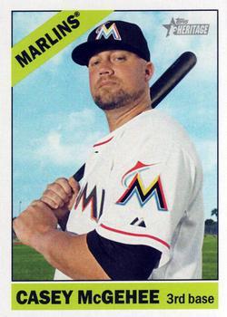 #509 Casey McGehee - Miami Marlins - 2015 Topps Heritage Baseball