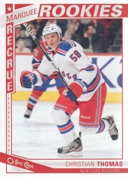 #509 Christian Thomas - New York Rangers - 2013-14 O-Pee-Chee Hockey