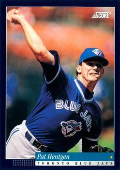 #509 Pat Hentgen - Toronto Blue Jays -1994 Score Baseball