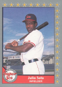 #50 Julio Soto - Winter Haven Super Sox - 1990 Pacific Senior League Baseball