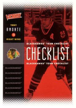 #50 Tony Amonte - Chicago Blackhawks - 2000-01 Upper Deck Victory Hockey