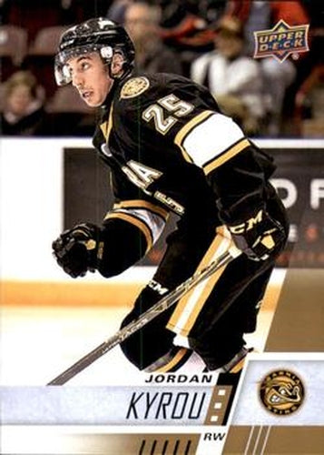 #50 Jordan Kyrou - Sarnia Sting - 2017-18 Upper Deck CHL Hockey