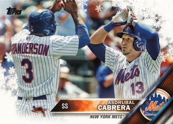 #HMW50 Asdrubal Cabrera - New York Mets - 2016 Topps Holiday Baseball