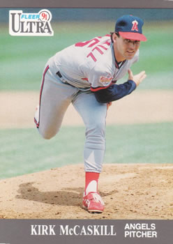 #50 Kirk McCaskill - California Angels - 1991 Ultra Baseball