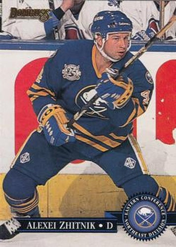 #50 Alexei Zhitnik - Buffalo Sabres - 1995-96 Donruss Hockey