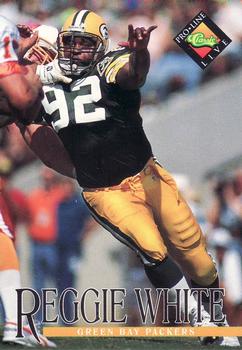 #50 Reggie White - Green Bay Packers - 1994 Pro Line Live Football