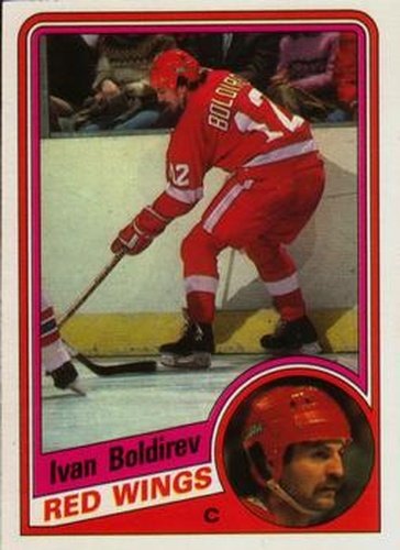 #50 Ivan Boldirev - Detroit Red Wings - 1984-85 O-Pee-Chee Hockey