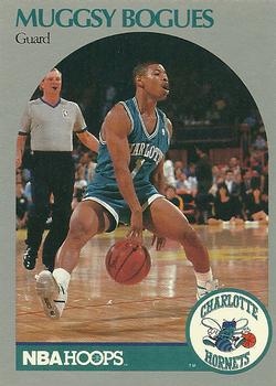 #50 Muggsy Bogues - Charlotte Hornets - 1990-91 Hoops Basketball