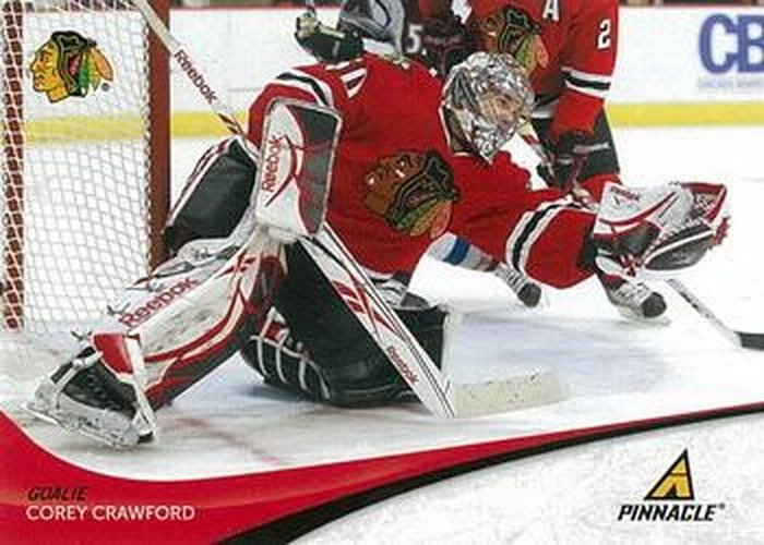 #50 Corey Crawford - Chicago Blackhawks - 2011-12 Panini Pinnacle Hockey