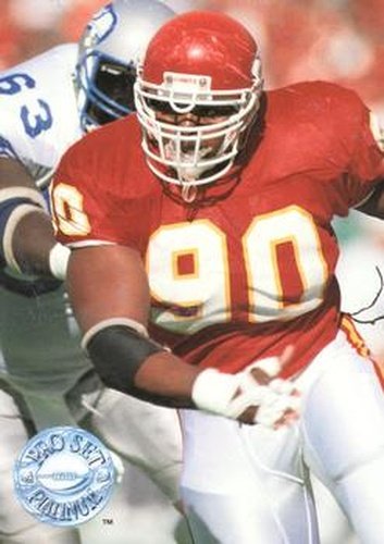 #50 Neil Smith - Kansas City Chiefs - 1991 Pro Set Platinum Football