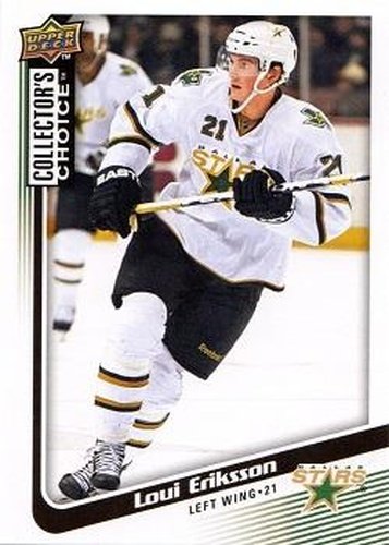 #50 Loui Eriksson - Dallas Stars - 2009-10 Collector's Choice Hockey