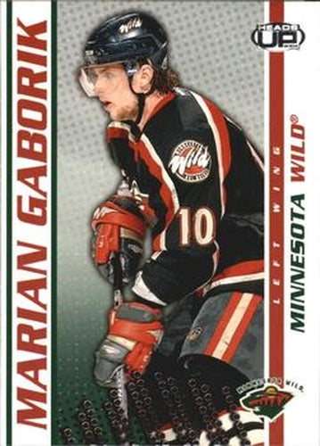 #50 Marian Gaborik - Minnesota Wild - 2003-04 Pacific Heads Up Hockey