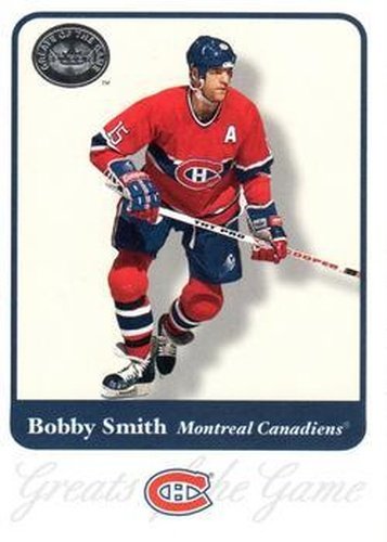#50 Bobby Smith - Montreal Canadiens - 2001-02 Fleer Greats of the Game Hockey