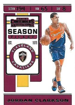 #50 Jordan Clarkson - Cleveland Cavaliers - 2019-20 Panini Contenders Basketball