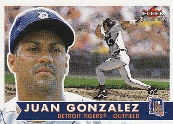 #50 Juan Gonzalez - Detroit Tigers - 2001 Fleer Tradition Baseball