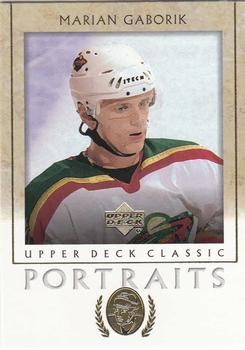 #50 Marian Gaborik - Minnesota Wild - 2002-03 Upper Deck Classic Portraits Hockey