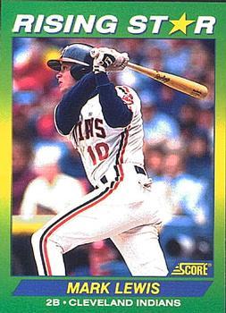 #50 Mark Lewis - Cleveland Indians - 1992 Score 100 Rising Stars Baseball