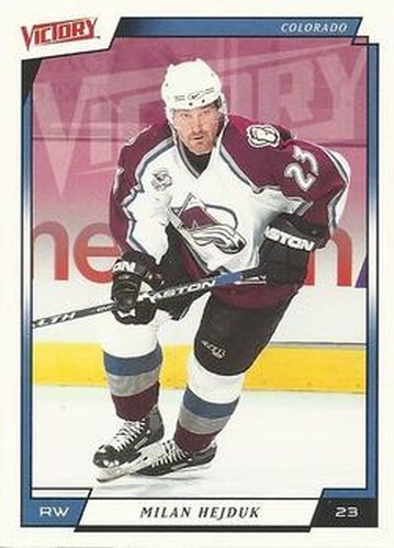 #50 Milan Hejduk - Colorado Avalanche - 2006-07 Upper Deck Victory Hockey