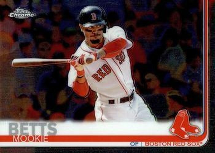 #50 Mookie Betts - Boston Red Sox - 2019 Topps Chrome Baseball